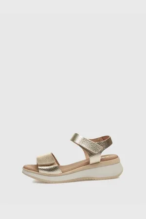Kamome Sandalias SANDALIA HUSNIA PLATINO para mujer