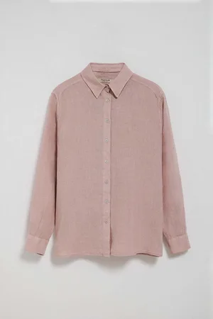 Polo Club® Camisa PC MONOGRAM W LINEN SHIRT GD para mujer