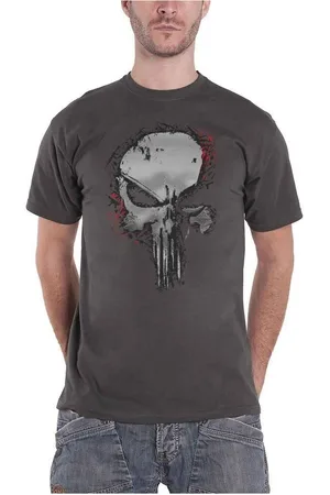 Marvel Camiseta manga larga Punisher Metallic para mujer