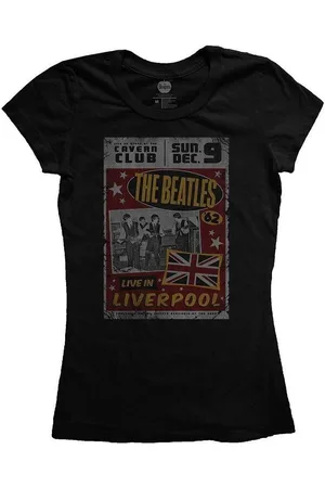 The Beatles Camiseta manga larga Live In Liverpool para mujer