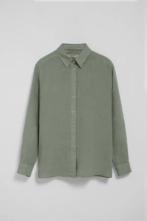 Polo Club® Camisa PC MONOGRAM W LINEN SHIRT GD para mujer