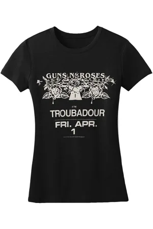 Guns N´Roses Camiseta manga larga Troubadour Flyer para mujer