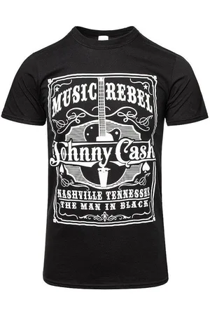 Johnny Cash Camiseta manga larga Music Rebel para mujer