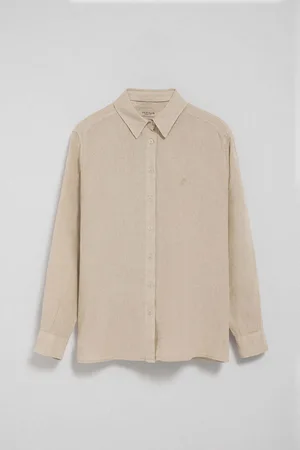 Polo Club® Camisa PC MONOGRAM W LINEN SHIRT GD para mujer