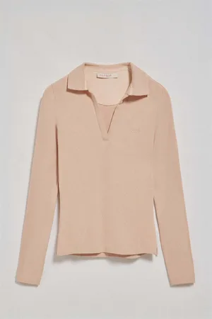 Polo Club® Polo BLOCK RUBBER PIA POLO LS W para mujer