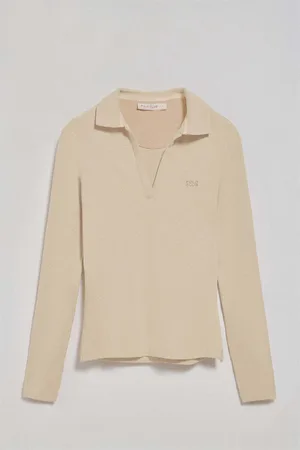 Polo Club® Polo BLOCK RUBBER PIA POLO LS W para mujer