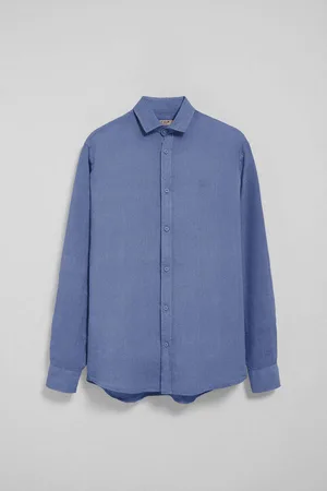 Polo Club® Camisa manga larga PC MONOGRAM LINEN SHIRT GD para hombre