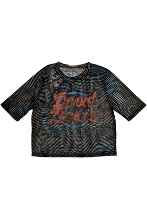 David Bowie Camiseta manga larga 1984 World Tour para mujer