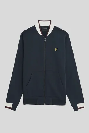 Lyle &amp; scott Chaquetas ML2205V HALF TIPPED JERSEY-Z271 DARK NAVY para hombre