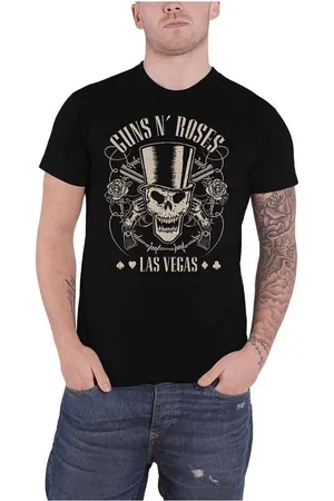 Guns N´Roses Camiseta manga larga Top Hat, Skull Pistols Las Vegas para mujer