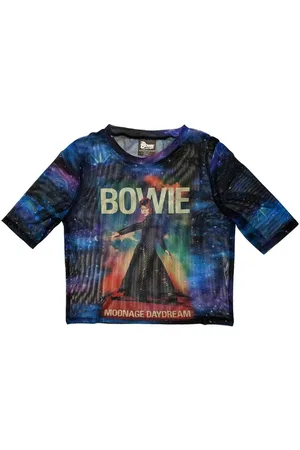 David Bowie Camiseta manga larga Moonage Daydream para mujer