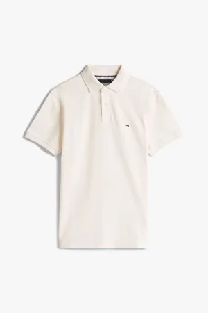 Tommy Hilfiger Tops y Camisetas MW0MW17770 RBT REG POLO-Z00 IVORY PETAL para hombre