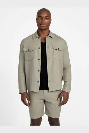 Guess Chaquetas M5GH66 WH3HO-F8GS SAGE para hombre