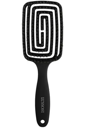Lussoni Tratamiento capilar Labyrinth Cepillo Flexible Cerdas Naturales De Jabalí large para mujer
