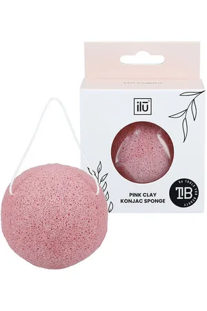 ILU Desmaquillantes & tónicos Konjac Esponja pink Clay para mujer
