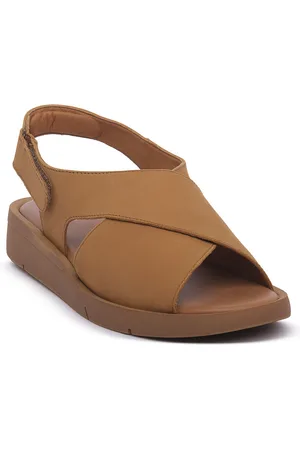 Frau Sandalias NABUK CARAMEL para mujer