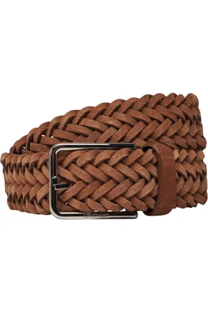 Calvin Klein Cinturón WARMTH BRAIDED SUEDE 35MM K50K512841 para hombre