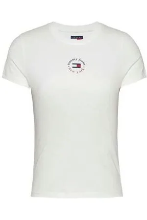 Tommy Hilfiger Camiseta CAMISETA SLIM LOGO MUJER para mujer