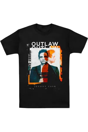 Johnny Cash Camiseta manga larga Outlaw para mujer