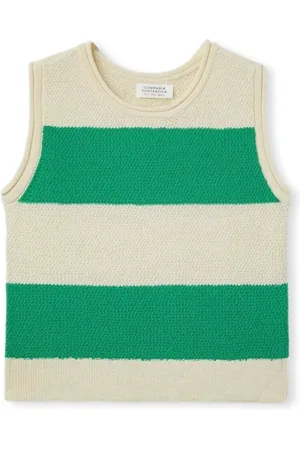 Compañía fantástica Blusa COMPAÑIA FANTÁSTICA Top 10351 - White/Green para mujer