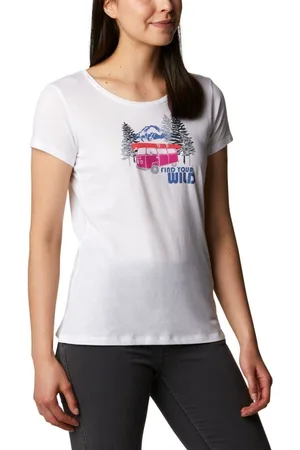 Columbia Tops y Camisetas Camiseta estampada Daisy Days blanca para mujer