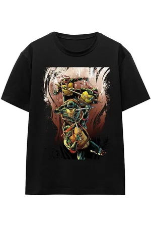 Teenage Mutant Ninja Turtles Tops y Camisetas Earthy Rainbow Warriors para mujer