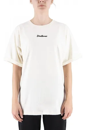 DISCLAIMER Tops y Camisetas Camiseta de punto de leche para mujer