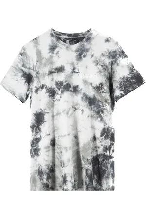 DISCLAIMER Tops y Camisetas Camiseta tie dye negra para hombre