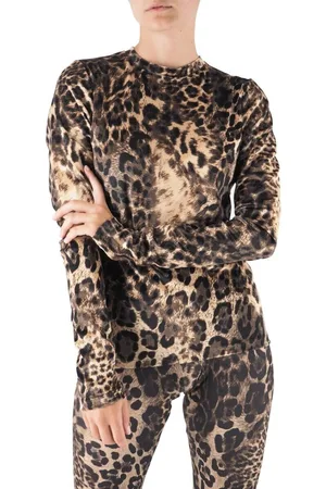 GAËLLE Jersey Camiseta de manga larga manchada para mujer