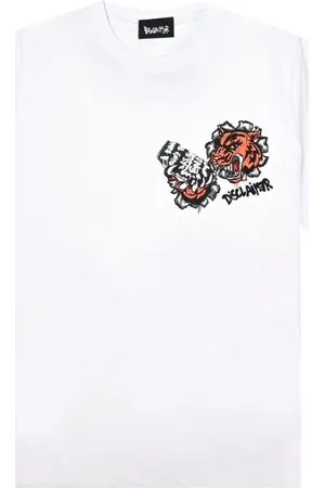 DISCLAIMER Tops y Camisetas Camiseta Con Estampado De Tigre para hombre