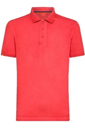 sun68 Tops y Camisetas Polo Teido Especial Frambuesa para hombre