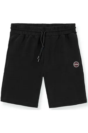 Colmar Pantalones Pantalones cortos negros de mezcla de algodn para hombre