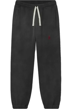 Vision Of Super Pantalones Pantaln teido en fro con llama bordada para hombre