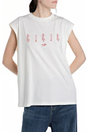 Replay Tops y Camisetas Camiseta sin mangas Aloha State para mujer