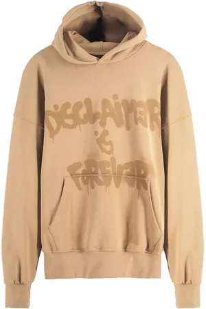 DISCLAIMER Jersey Sudadera oversize marrn para hombre