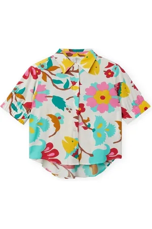 Compañía fantástica Blusa COMPAÑIA FANTÁSTICA Shirt 11106 - Flowers 6 para mujer