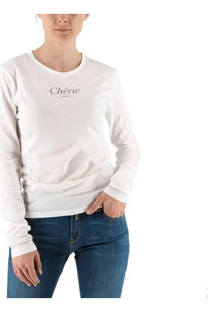 Replay Tops y Camisetas Camiseta de manga larga blanca para mujer