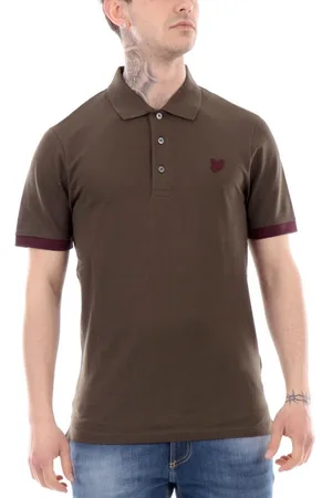 Lyle &amp; scott Tops y Camisetas Polo Con Detalles En Contraste OlivaBorgoa para hombre