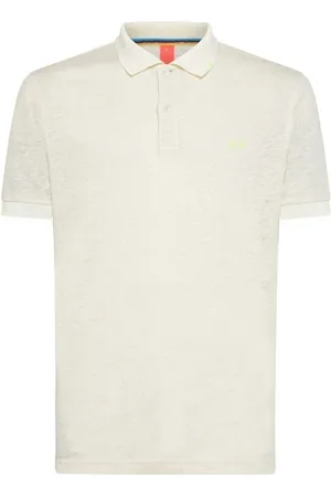 sun68 Tops y Camisetas Polo Lino Slido SS para hombre