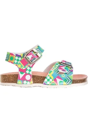 Pablosky Sandalias Champion Baby Sandals 439704 - Blanco Fantasia para niño