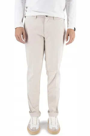40 Weft Pantalones Pantalones chinos color crema Lenny para hombre