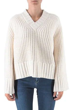 Replay Jersey Jersey cropped Butter White para mujer