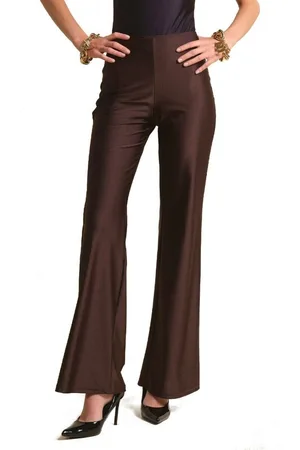 Matinée Pantalones Pantaln Acampanado Miranda Sepia para mujer