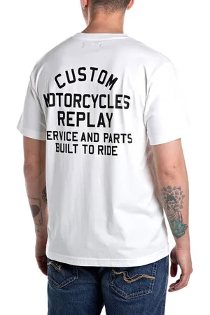 Replay Tops y Camisetas Camiseta con estampado maxi para hombre