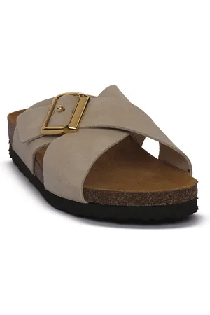 Frau Sandalias VELOUR CAPPUCCINO para mujer