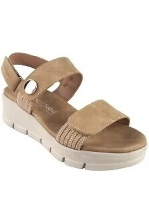 Amarpies Zapatillas deporte Sandalia señora 23505 abz beig para mujer