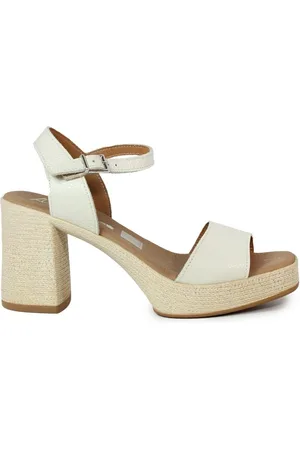 Oh my sandals Sandalias SANDALIAS DE TACÓN EN PIEL BEIGE APLAUSO 5732 DOYA para mujer