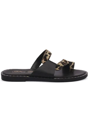 S.piero Sandalias PONY LEOPARD para mujer