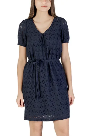 VILA Vestido Viamalina V-Neck S/S/Pb 14104111 para mujer
