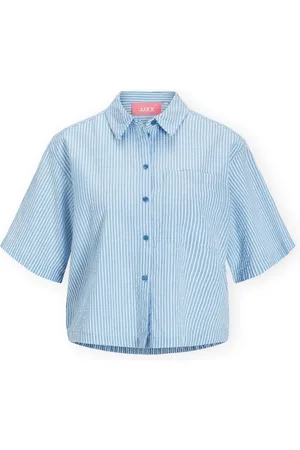 JJXX Blusa Windy Seersucker Shirt - Little Boy Blue para mujer